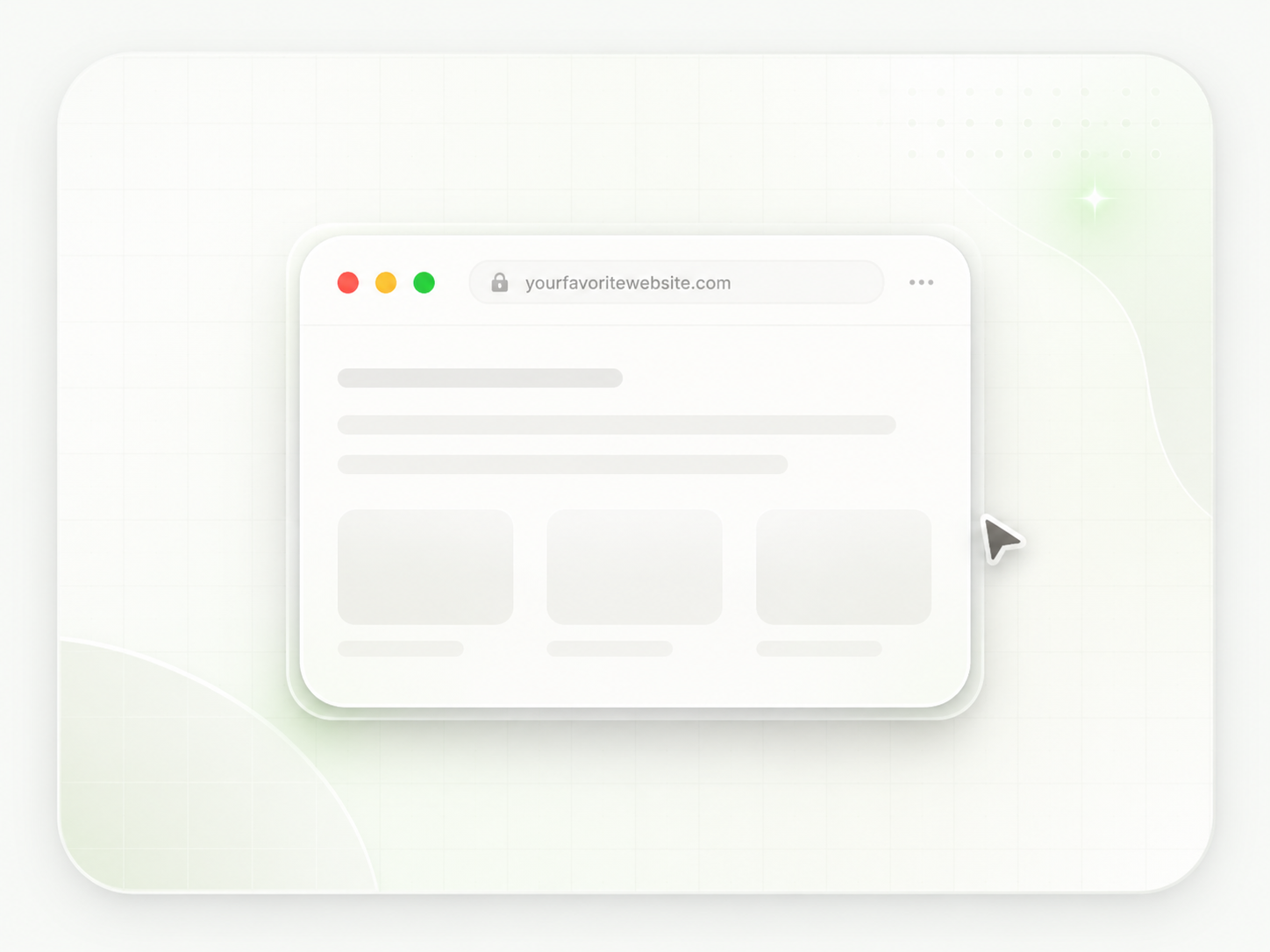 Open any website